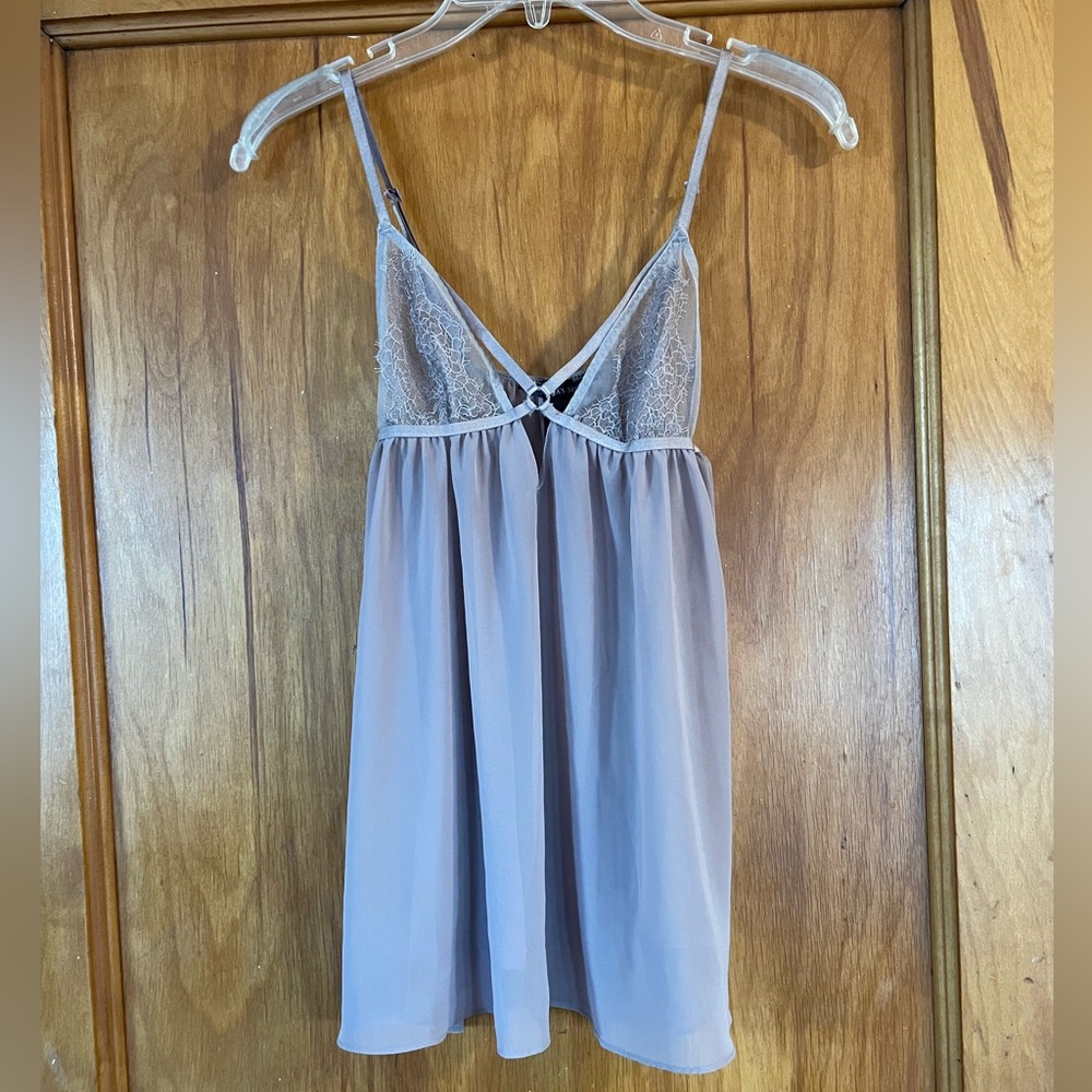 Victoria's Secret purple lace babydoll lingerie top